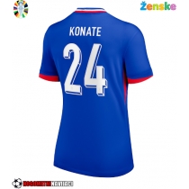 Ženske Nogometnih dresov Francija Ibrahima Konate #24 Domači EP 2024 Kratki rokavi